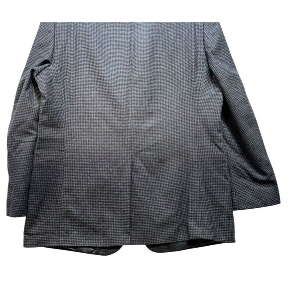 Lauren Ralph Lauren Mens Wool & Cashmere Blazer 46L Gray Check Pattern - Picture 13 of 13